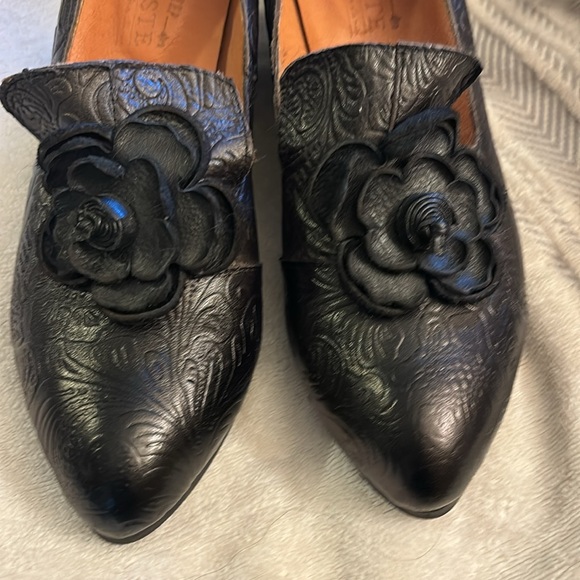 NWOB black leather Spring Step Artiste size 40 Heels - Picture 7 of 7
